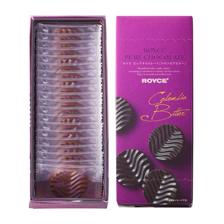ピュアチョコレート[コロンビアビター]｜ロイズ（ROYCE'）公式 - チョコレート・お菓子のオンラインショップ