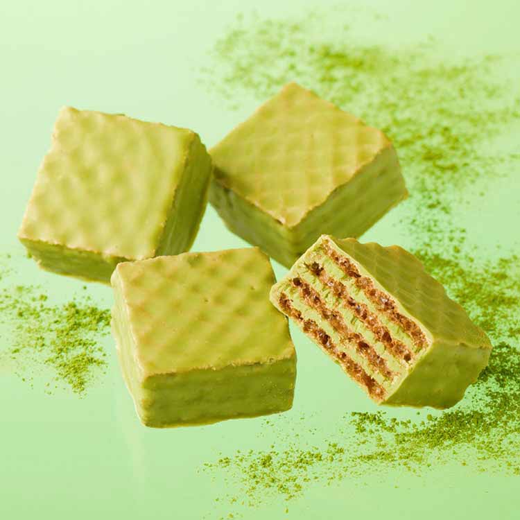 チョコレートウエハース[抹茶12個入]｜ロイズ（ROYCE'）公式 - チョコレート・お菓子のオンラインショップ