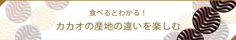 見出し４カカオ産地の違いを楽しむ