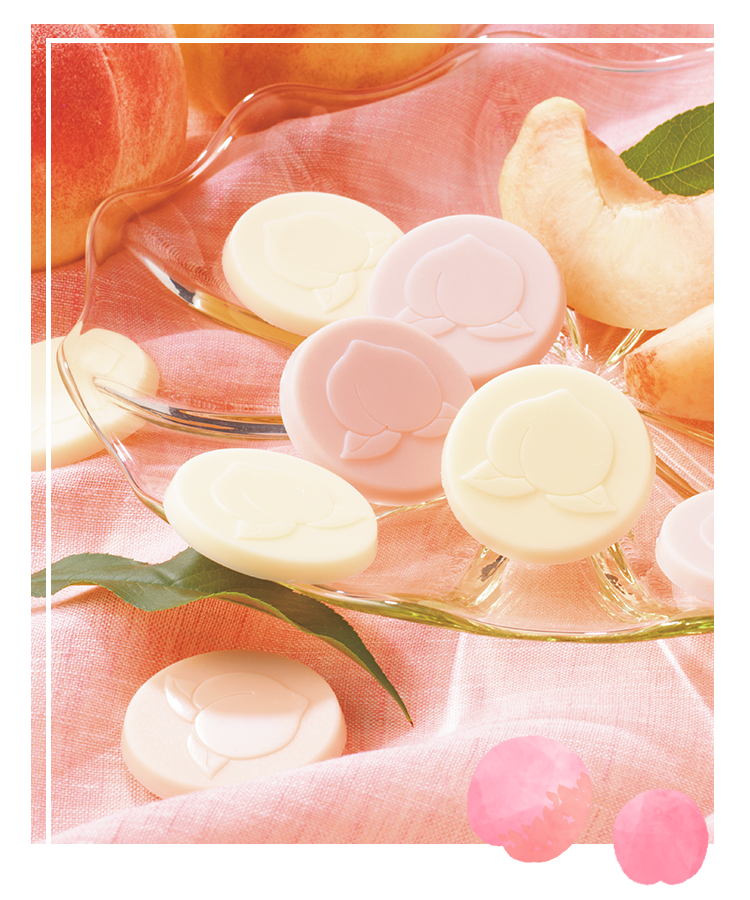 白桃ベリー&白桃ホワイト チョコレート
