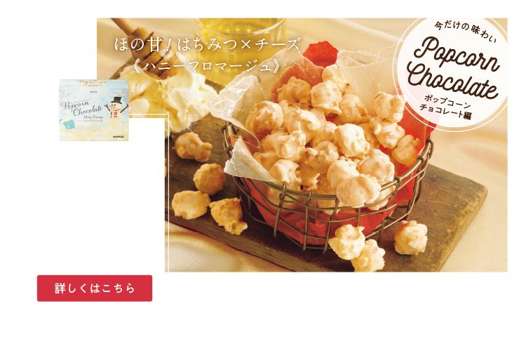 ポップコーンチョコレート[ハニーフロマージュ]