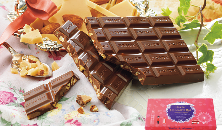 板チョコレート[トフィー&アーモンド]