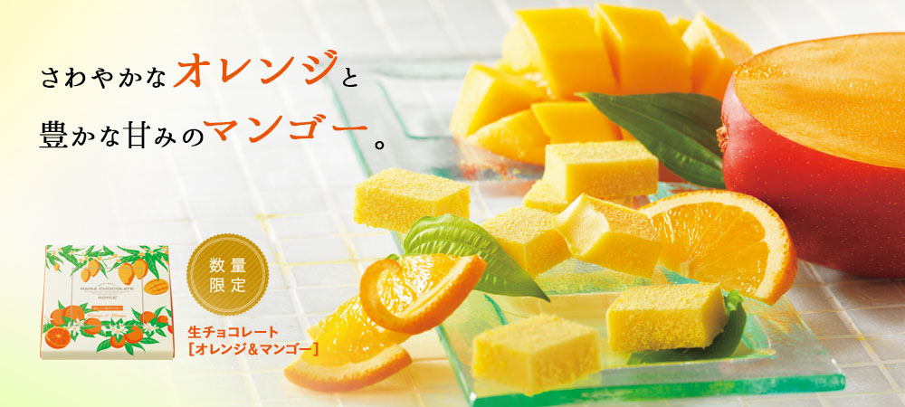 生チョコレート[オレンジ＆マンゴー]